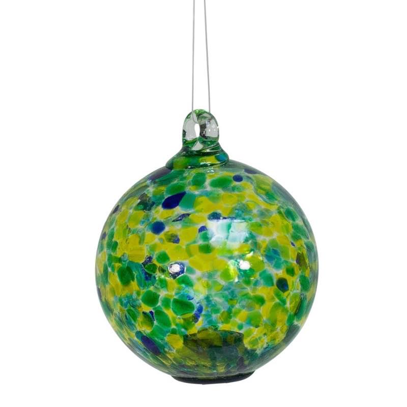 Hanging Solar Orb Light - Green